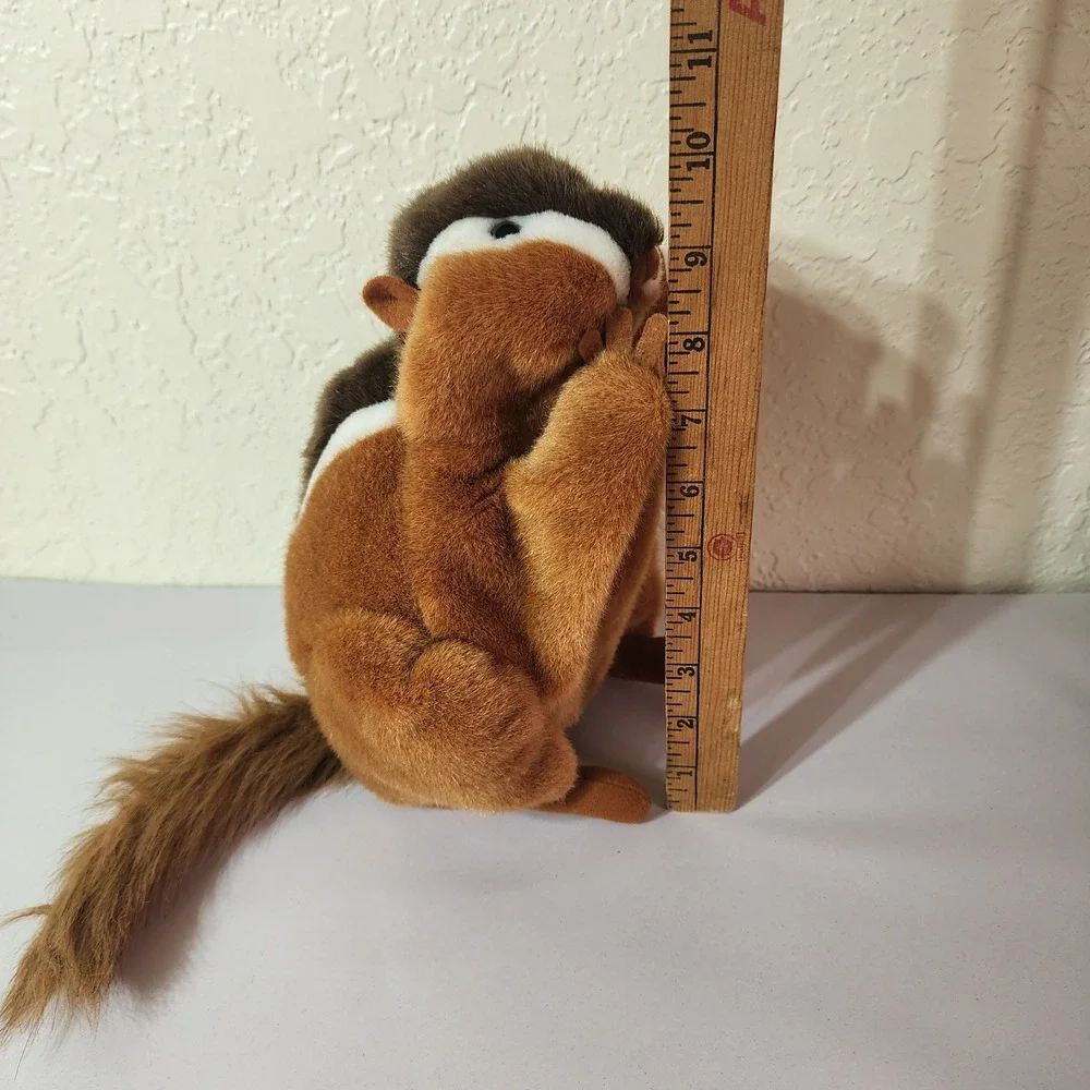 Folkmanis Folktails Chipmunk Hand Puppet‎ Brown Plush Furry Folk 9 Inch
